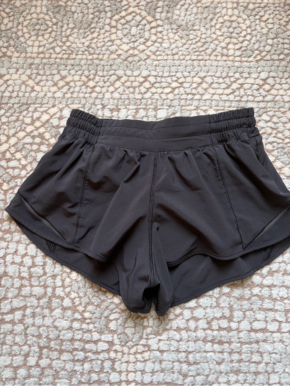 lululemon athletica Black Layered Athletic Shorts